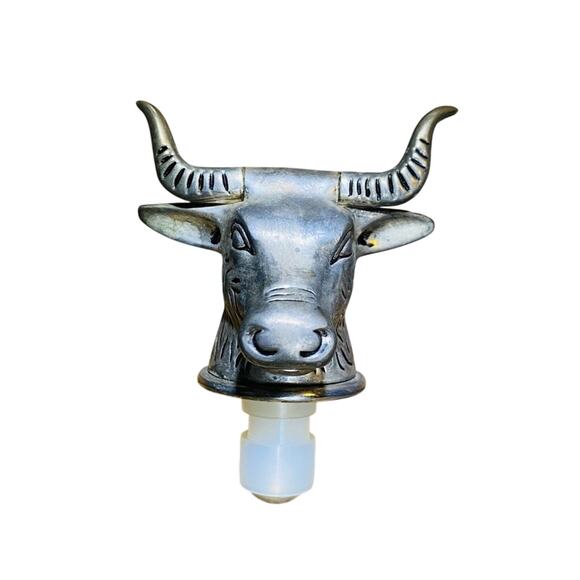 Neiman Marcus Other - Vintage Neiman Marcus Silver Plated Bull Bottle Stopper
